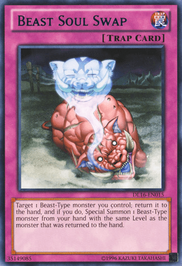 Beast Soul Swap (Blue) [DL16-EN015] Rare - Josh's Cards
