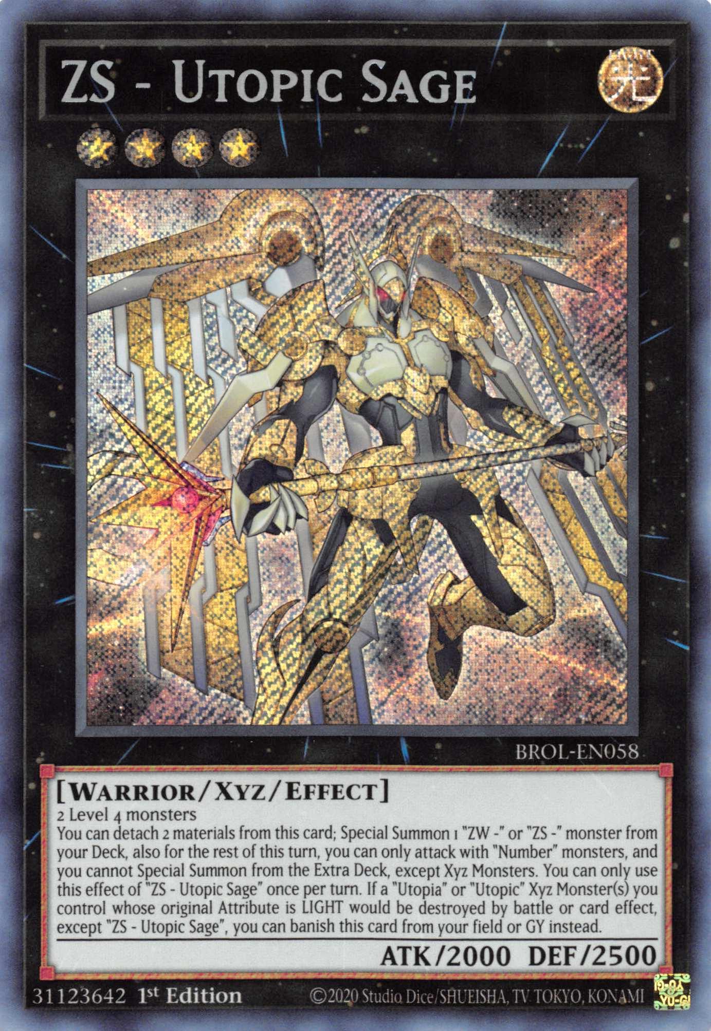 ZS - Utopic Sage [BROL-EN058] Secret Rare - Josh's Cards