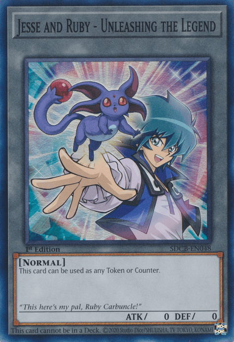 Jesse and Ruby - Unleashing the Legend [SDCB-EN048] Super Rare - Josh's Cards