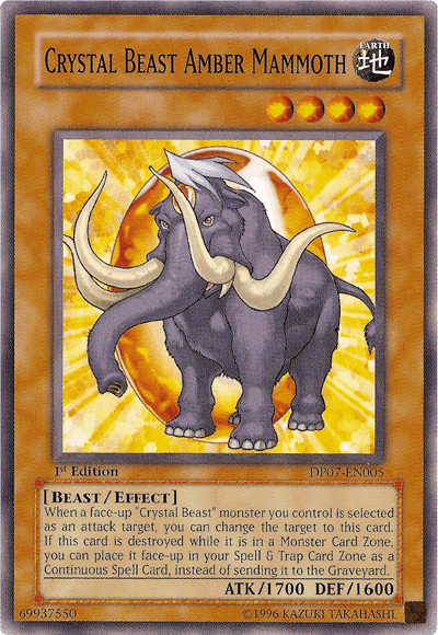 Crystal Beast Amber Mammoth [DP07-EN005] Common - Josh's Cards