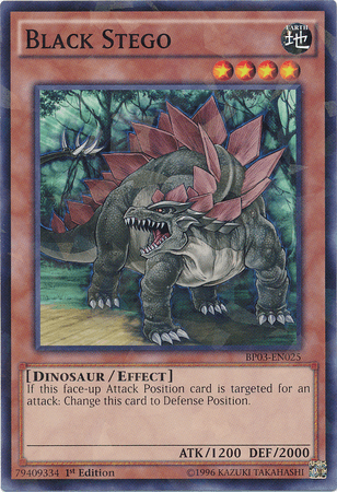 Black Stego [BP03-EN025] Shatterfoil Rare - Josh's Cards