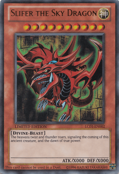 Slifer the Sky Dragon [LC01-EN002] Ultra Rare - Josh's Cards