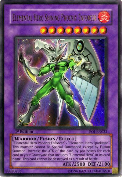 Elemental Hero Shining Phoenix Enforcer [EOJ-EN033] Ultra Rare - Josh's Cards