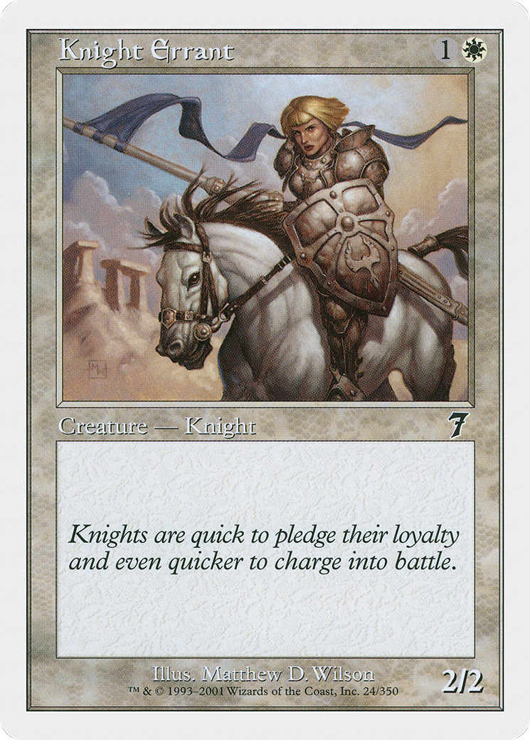 Knight Errant [Seventh Edition] Foil