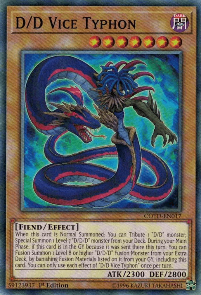 D/D Vice Typhon [COTD-EN017] Common - Josh's Cards