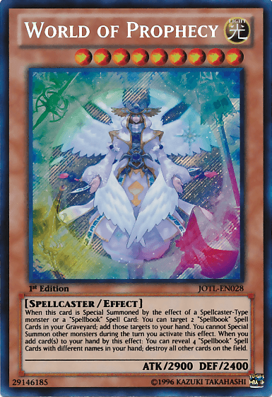 World of Prophecy [JOTL-EN028] Secret Rare - Josh's Cards