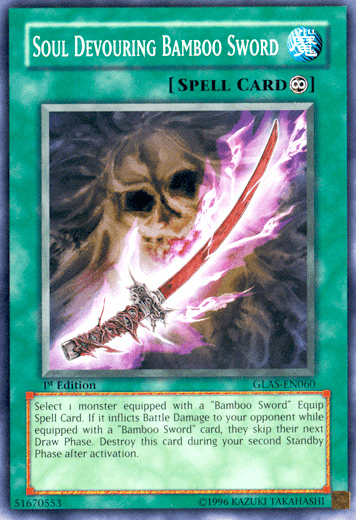 Soul Devouring Bamboo Sword [GLAS-EN060] Common - Josh's Cards