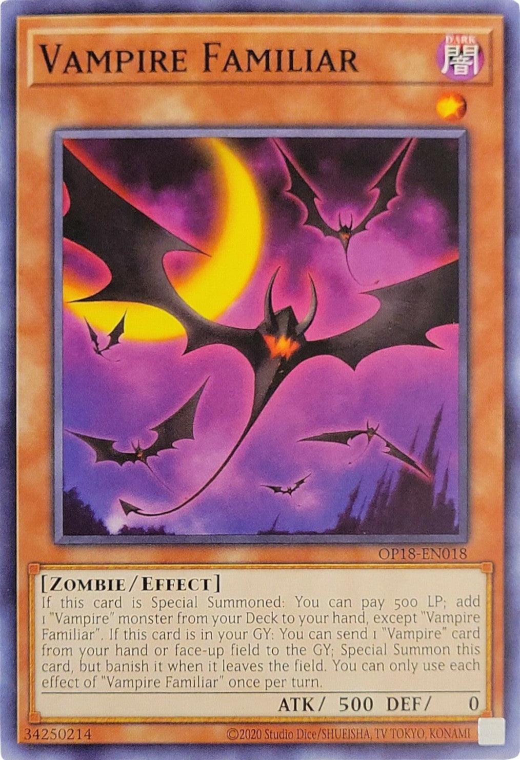 Vampire Familiar [OP18-EN018] Common - Josh's Cards