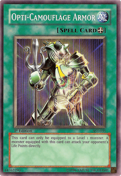 Opti-Camouflage Armor [AST-035] Common - Josh's Cards