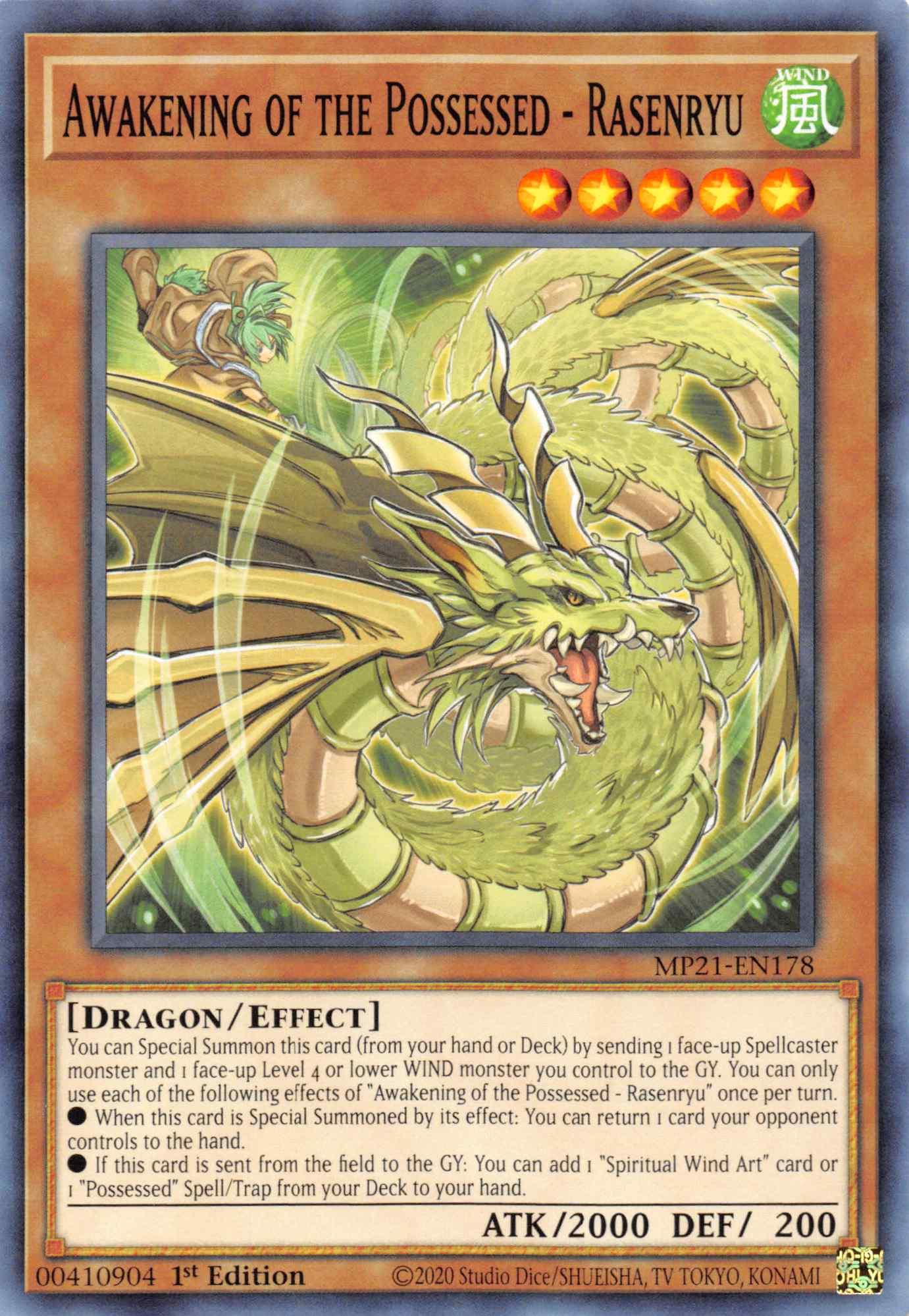 Awakening of the Possessed - Rasenryu [MP21-EN178] Common - Josh's Cards