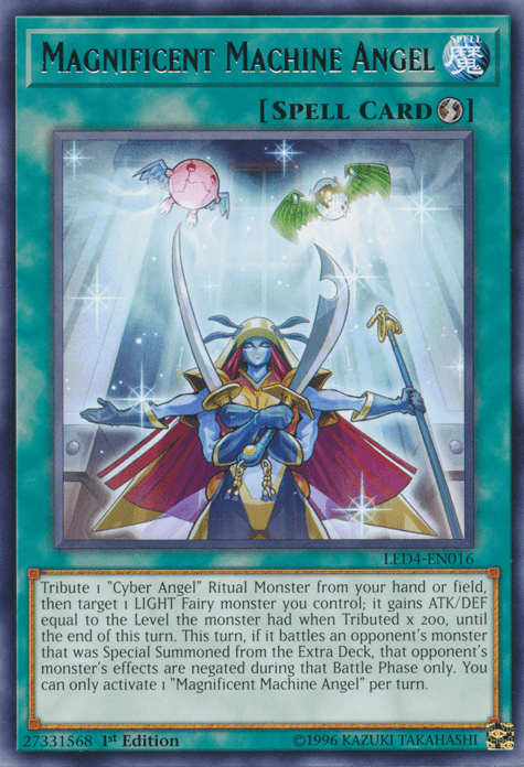 Magnificent Machine Angel [LED4-EN016] Rare - Josh's Cards