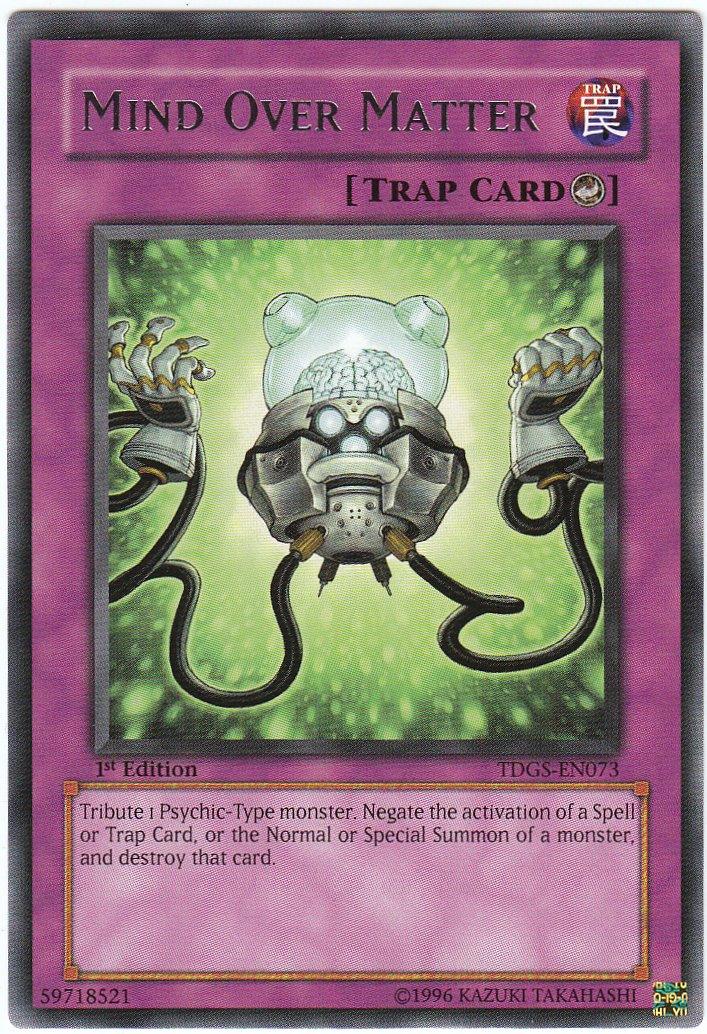 Mind Over Matter [TDGS-EN073] Rare - Josh's Cards