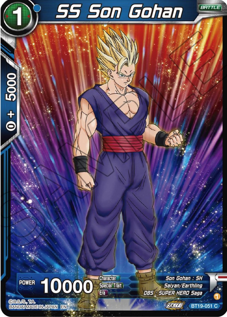 SS Son Gohan (BT19-051) [Fighter's Ambition] Parallel Foil