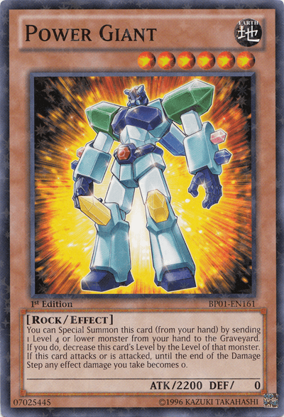 Power Giant [BP01-EN161] Starfoil Rare - Josh's Cards