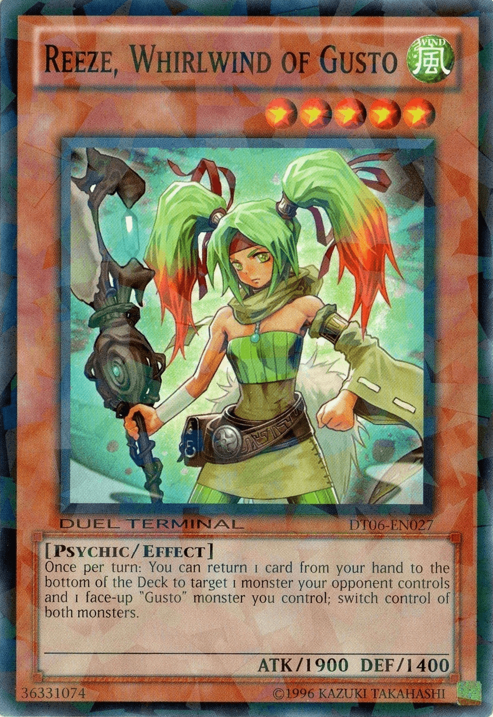 Reeze, Whirlwind of Gusto [DT06-EN027] Common - Josh's Cards