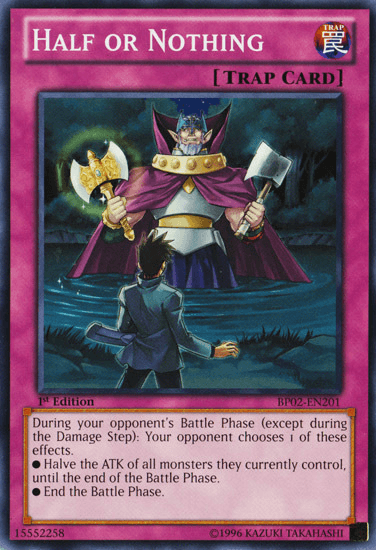 Half or Nothing [BP02-EN201] Mosaic Rare - Josh's Cards