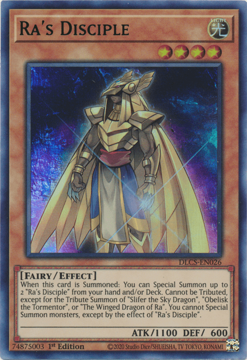 Ra's Disciple (Green) [DLCS-EN026] Ultra Rare - Josh's Cards