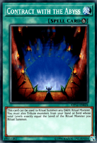Contract with the Abyss [OP12-EN024] Common - Josh's Cards