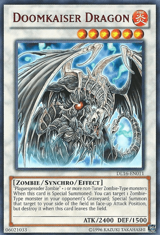 Doomkaiser Dragon (Red) [DL16-EN011] Rare - Josh's Cards