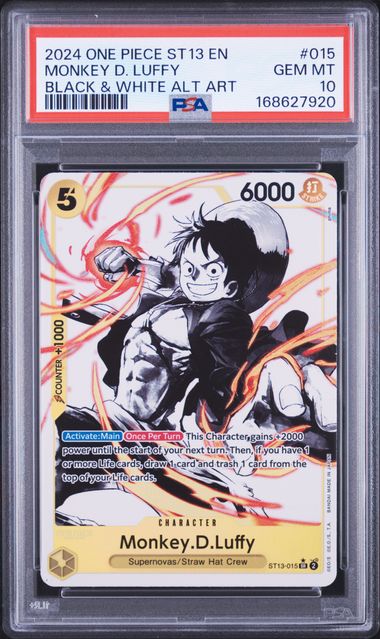 Monkey.D.Luffy Parallel Ultra Deck The Three Brothers ST13-015 PSA 10