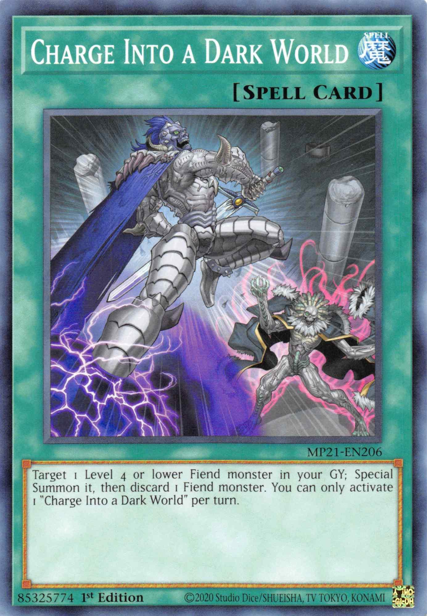 Charge Into a Dark World [MP21-EN206] Common - Josh's Cards
