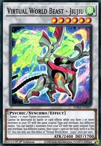 Virtual World Beast - Jiujiu [PHRA-EN097] Super Rare - Josh's Cards