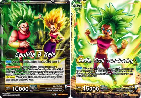 Caulifla & Kale // Kefla, Soul Overflowing (BT7-075) [Assault of the Saiyans] Parallel Foil