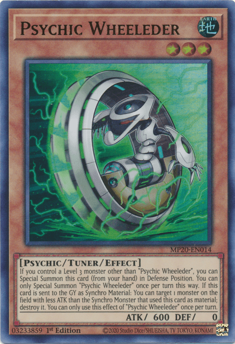 Psychic Wheeleder [MP20-EN014] Ultra Rare - Josh's Cards