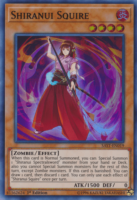 Shiranui Squire [SAST-EN019] Super Rare - Josh's Cards