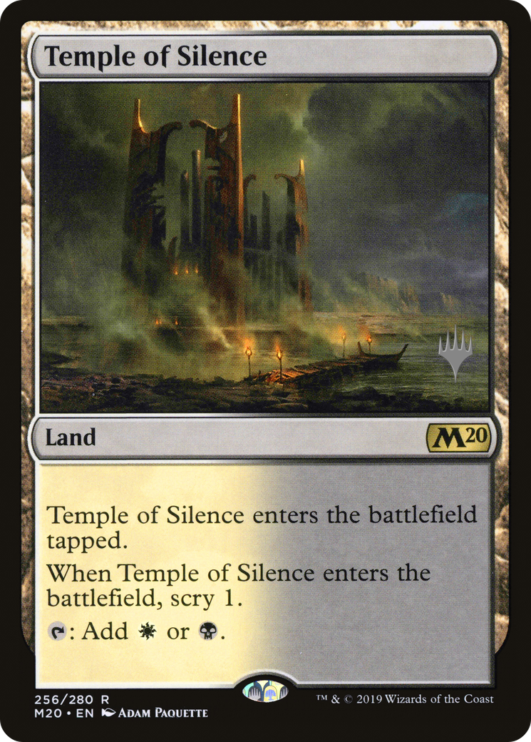 Temple of Silence (PPM20-256P) - Core Set 2020 Promos Foil