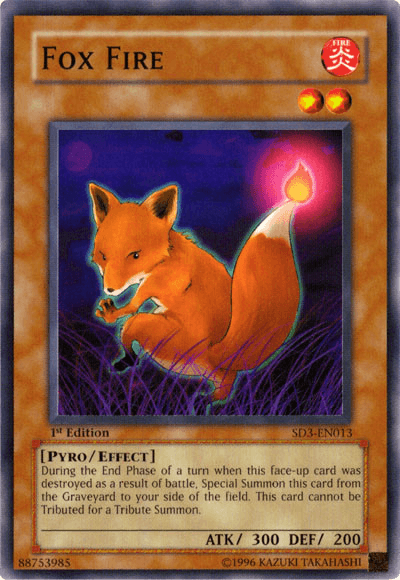 Fox Fire [SD3-EN013] Common - Josh's Cards