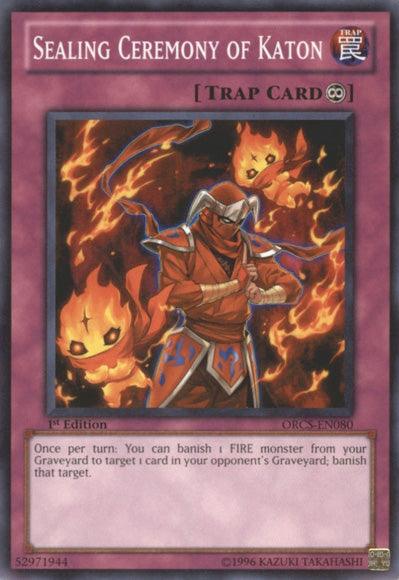 Sealing Ceremony of Katon [ORCS-EN080] Common - Josh's Cards