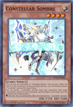 Constellar Sombre [MP14-EN060] Super Rare - Josh's Cards