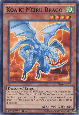 Koa'ki Meiru Drago [BP03-EN057] Shatterfoil Rare - Josh's Cards