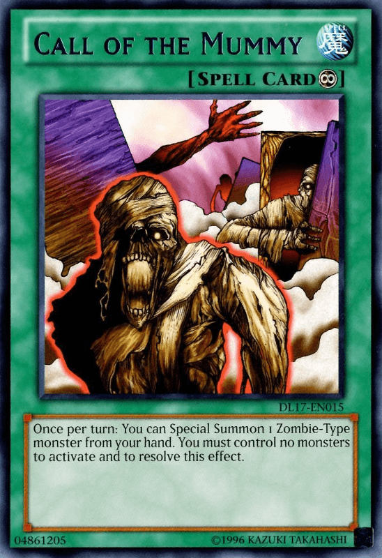 Call of the Mummy (Purple) [DL17-EN015] Rare - Josh's Cards