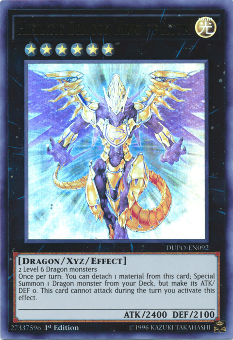 Hieratic Dragon King of Atum [DUPO-EN092] Ultra Rare - Josh's Cards