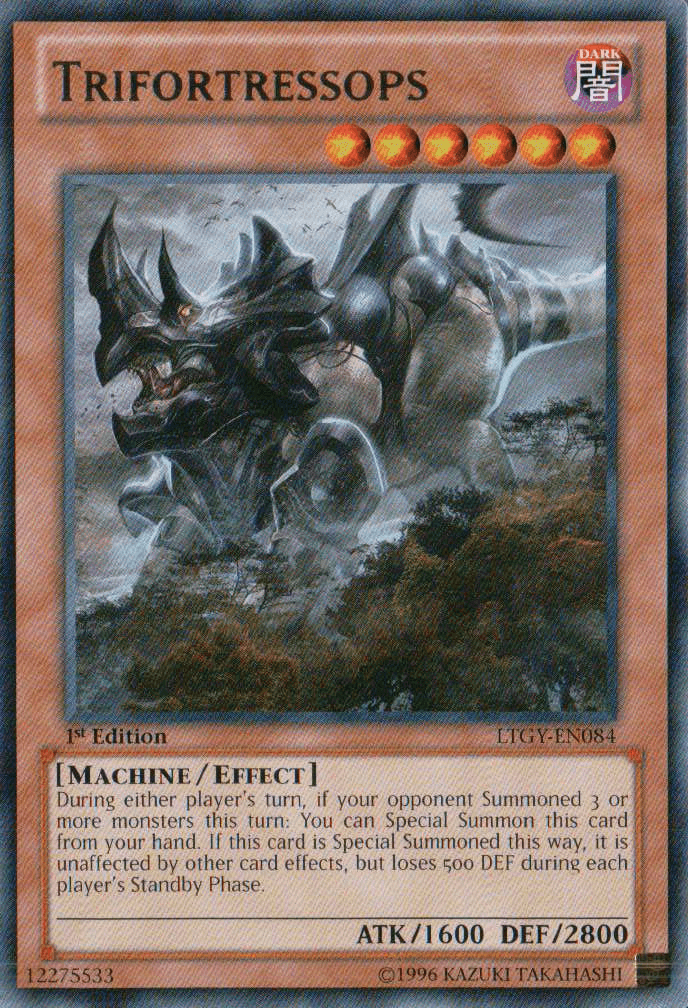 Trifortressops [LTGY-EN084] Rare - Josh's Cards