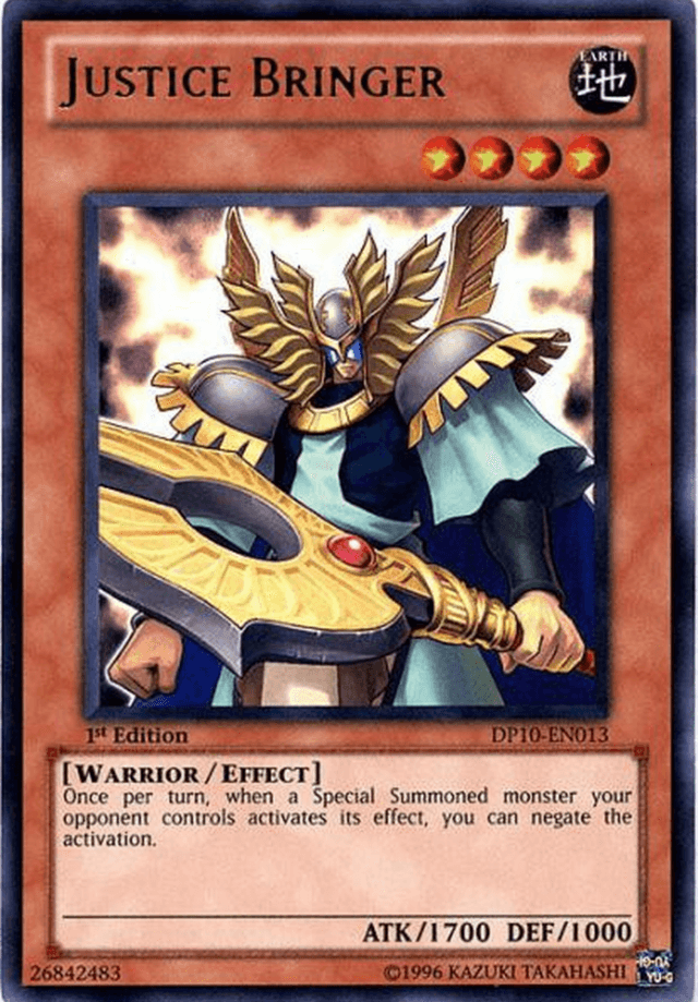 Justice Bringer [DP10-EN013] Ultra Rare - Josh's Cards