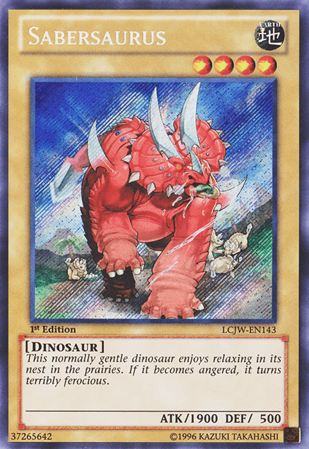 Sabersaurus [LCJW-EN143] Secret Rare - Josh's Cards