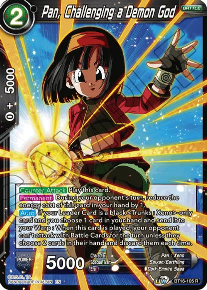 Pan, Challenging a Demon God (BT16-105) [Realm of the Gods] Parallel Foil
