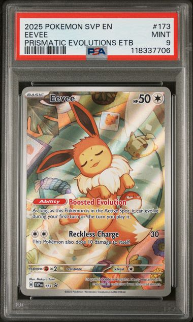 Eevee Promo SVP 173 PSA 9