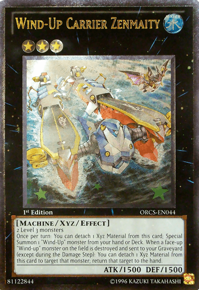Wind-Up Carrier Zenmaity [ORCS-EN044] Ultimate Rare - Josh's Cards