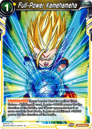 Full-Power Kamehameha (BT6-103) [Destroyer Kings] Parallel Foil