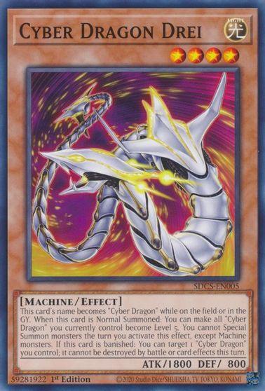 Cyber Dragon Drei [SDCS-EN005] Common - Josh's Cards