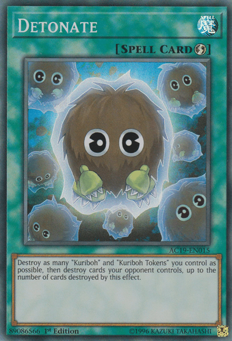 Detonate [AC19-EN015] Super Rare - Josh's Cards