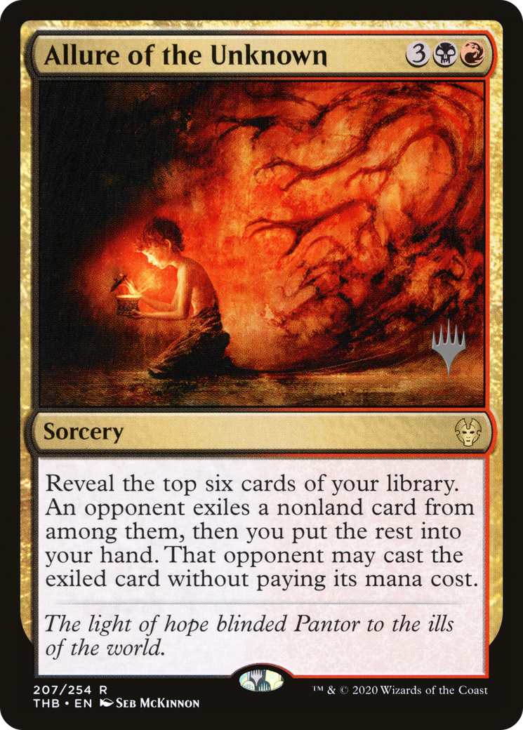Allure of the Unknown (PPTHB-207P) - Theros Beyond Death Promos