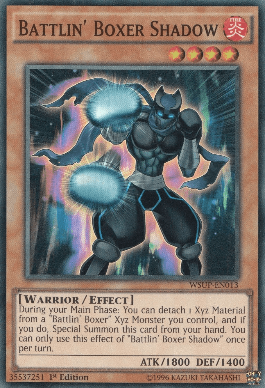 Battlin' Boxer Shadow [WSUP-EN013] Super Rare - Josh's Cards