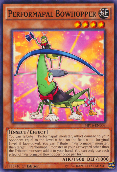 Performapal Bowhopper [MP16-EN003] Common - Josh's Cards