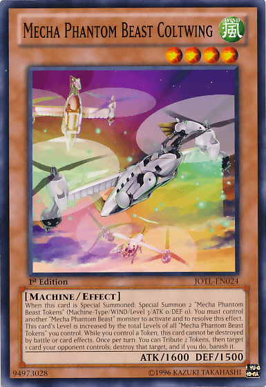 Mecha Phantom Beast Coltwing [JOTL-EN024] Common - Josh's Cards