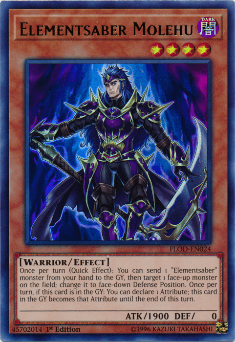 Elementsaber Molehu [FLOD-EN024] Ultra Rare - Josh's Cards